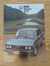 1974 BMW Bavaria 3.0S Sedan Sales Brochure Folder Excellent Original 74 picture