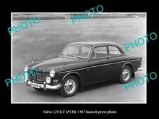 OLD 6 X 4 HISTORIC PHOTO OF 1967 VOLVO 123 GT P130 LAUNCH PRESS PHOTO picture