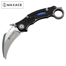 Maxace Raptor Magnacut Black Titanium Knife with Timascus Inlay M10B LIMITED RUN picture
