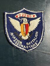 Guaranteed Original Vietnam War 222nd Aviation Avn Bn Hand Made Helicopter Patch picture