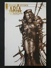 Aria Jay Anacleto Sketchbook #1 - HTF Gold Linen Cover Variant - 10 Pics picture