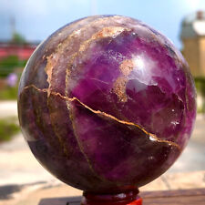 1.48LB Natural Rainbow Fluorite sphere Crystal stone specimens picture