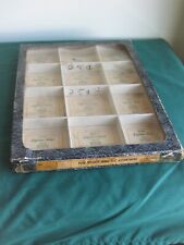 ANT VTG COUNTRY STORE / SPORTING GOODS  STORE ~FLY FISHING SAMPLES SALES  CASE picture