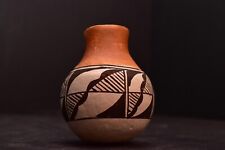 ATQ Acoma Small Native American Indian Pottery Polychrome Jug Vase Vintage 3