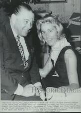 1969 Press Photo Morton Downey, Irish tenor secretly married Anne Van Gerbig picture