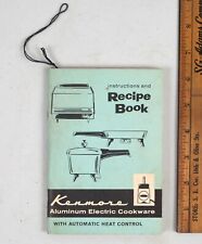 1961 Sears Kenmore Aluminum Electric Cookware Instructions and Recipe Book picture