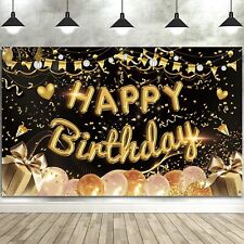 Happy birthday party decoration hanging on birthday background for photography picture