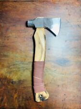 Small Axe Hatchet Multi Function HandForged Tool Leather Wrap Handle with sheath picture