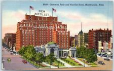 Postcard - Gateway Park and Nicollet Hotel, Minneapolis, Minnesota, USA picture