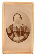 ANTIQUE CDV CIRCA 1870s COURTNEY & APPLETON GORGEOUS LADY MILLERBURGH OHIO picture