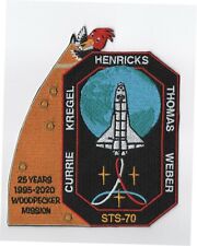 NASA Astro Don Thomas Double Signed STS-70 Commemorative Patch/Photo Combination picture
