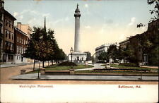 Washington Monument ~ Baltimore Maryland ~ c1905 UDB vintage postcard picture