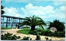 The Caloosahatchee River bridge from the Mens Garden Club Park - Fort Myers, FL picture