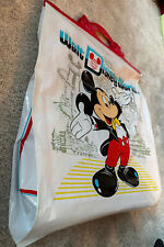 Vintage 1980s Walt Disney World Plastic Mickey Mouse Shopping Bag  picture