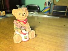 vintage ceramic/resin teddy bear picture