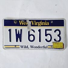 WEST VIRGINIA LICENSE PLATE 🔥FREE SHIPPING🔥 1W 6153 ~ WILD WONDERFUL picture