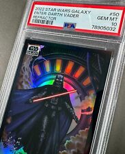 (PSA 10) 2022 Star Wars Galaxy #50, “Enter: Darth Vader” Refractor picture