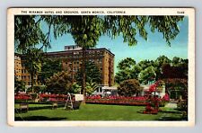 Santa Monica CA-California, The Miramar Hotel, Vintage Postcard picture