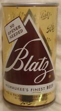 Blatz Beer Can - No Opener Needed Pull Tab - 12 Oz - Pabst Peoria Heights @1968 picture