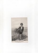 RPPC VIETNAM PRETTY LITTLE FARM GIRL Real Photo c1950s Vintage Postcard picture