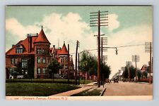 Kenmore NY-New York, Residences On Delaware Avenue, Antique Vintage Postcard picture
