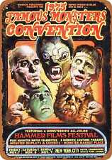 Metal Sign - 1975 Famous Monster Convention NYC - Vintage Look Reproduction picture