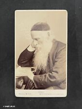 CDV RARE Rabbi Kippah Named Ridley by Maul & Fox Antique Victorian Fashion Photo picture