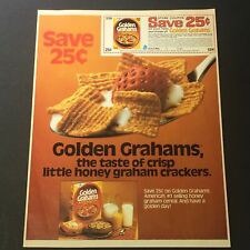 VTG Retro 1982 General Mill's Golden Graham Honey Graham Crackers Ad Coupon picture