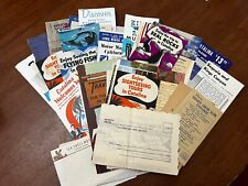 Mixed Lot Of 1950’s Travel Brochures And Paraphernalia  picture