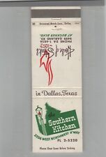 Matchbook Cover The Southern Kitchen Dallas, TX picture