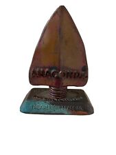Vintage Anaconda Copper Mine American Brass Co. Arrowhead Cast Paperweight  picture