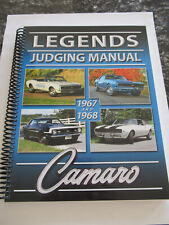 1967 / 1968 Camaro Legends Judging Manual picture