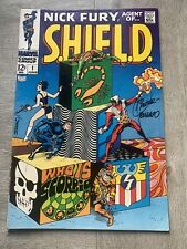 Nick Fury, Agent of SHIELD #1 1968  Signed By Steranko 1st Scorpio-NIce Copy picture