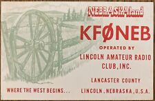 QSL Card - Lincoln, Nebraska - Nebraska State Fair Operation - KF0NEB - 1970 picture