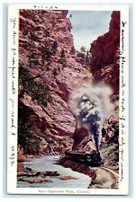 c1910s Locomotive Train in Inspiration Point Colorado CO Unposted Postcard picture