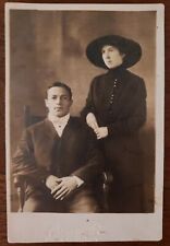 Oregon RPPC, The Dalles 1910 CYKO with handsome couple impressed 