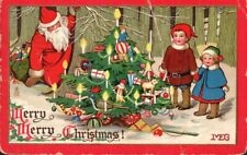 Postcard, Merry Merry Christmas, Santa Claus, Series, Tuck's Post posted 1913 picture