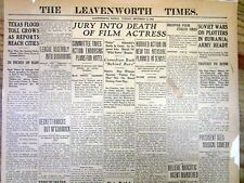 1921 newspaper Movie star ROSCOE 