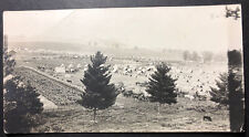 Camp Douglas Wisconsin RPPC ca1912 hand identified extra wide picture