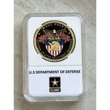 Challenge Coin West Point Duty Honor Country Coin. New With Beautiful Case picture