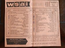 Original WSAI Cincinnati Radio Top 40 Music Survey April 12 1963 The Chiffons #1 picture