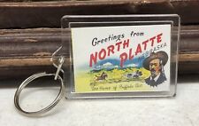 Vintage Keychain Greeting from North Platte Nebraska - The Hope of Buffalo Bill picture