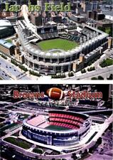 2~4X6 Postcards Cleveland, OH Ohio JACOBS FIELD~Baseball BROWNS STADIUM~Football picture