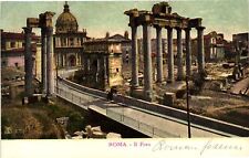 Vintage Postcard- Ruins, Il Foro, Rome picture