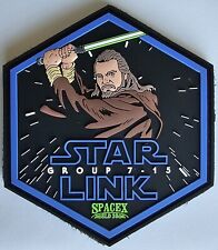 Official SLD-30 SpaceX Starlink G7-15 Space Launch Mission Patch - Qui-Gon Jinn picture