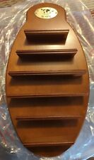 New LENOX 6 Shelf Wooden Display Wall Hanging Curio For Figurines WSPA  picture
