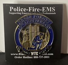 New 911 World Trade Center 20th Anniversary Pin Police Fire EMS WTC picture