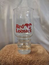 Vintage Red Lobster 1980s Hurricane Glass Cocktail Drink Restaurant Logo picture