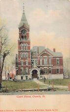 Court House Building Osceola Iowa IA 1908 Postcard picture