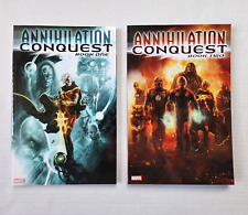 Marvel Comics Annihilation Conquest Book 1 2 TPB Set First Printings picture
